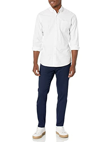 Modazone Essentials Men's Slim-Fit Wrinkle-Resistant Flat-Front Stretch Chino Pant - 4