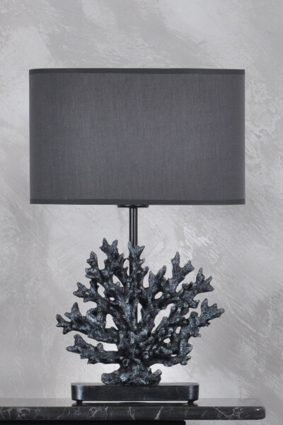 Modern Design Coral Lampshade Silver Gray - 1