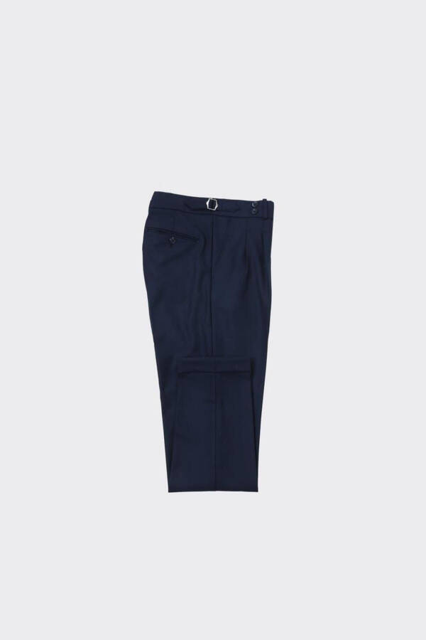 Modern Double Pleated Men's Trousers - 11