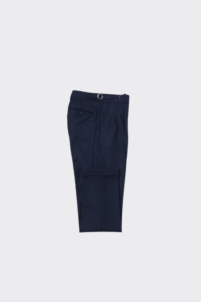 Modern Double Pleated Men's Trousers - 6