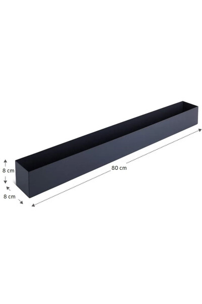 Modern Metal Planter - Rectangular Planter - Windowsill Planter - Trough Planter - Long Planter 80cm - 4