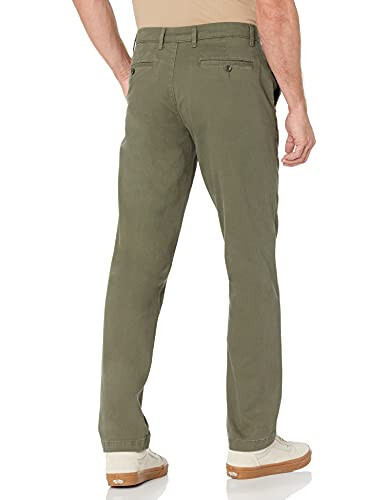 Модные Essentials Мужские спортивные брюки Chino из стрейч-ткани (доступны в больших и высоких размерах) - 3