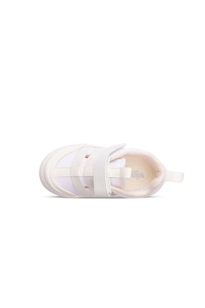 Momo Lighted Unisex Baby White Sneakers - 3