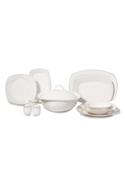 Mona Collection 60 Piece Square Dinner Set - 16