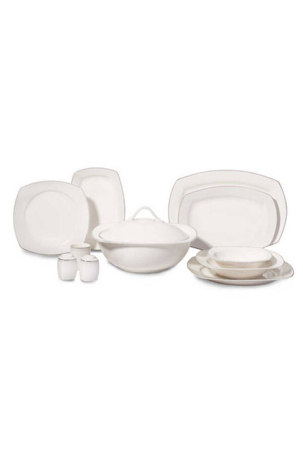 Mona Collection 60 Piece Square Dinner Set - 1