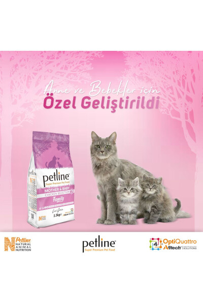 Mother & Baby Tavuklu Anne Ve Yavru Kedi Maması 1,5 Kg - 3