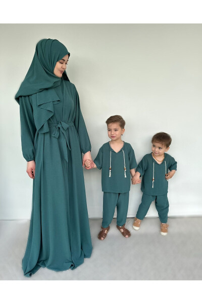 Mother-Child Matching Shalwar Suit - 5