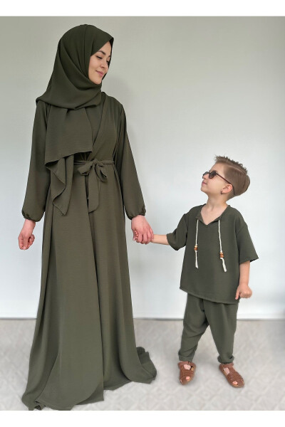 Mother-Child Matching Shalwar Suit - 3