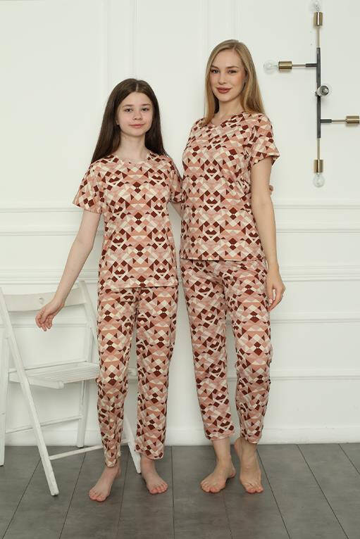 Mother Daughter Family Combed Cotton Pajama Set Sold Separately. Prices Vary 50103 - 1