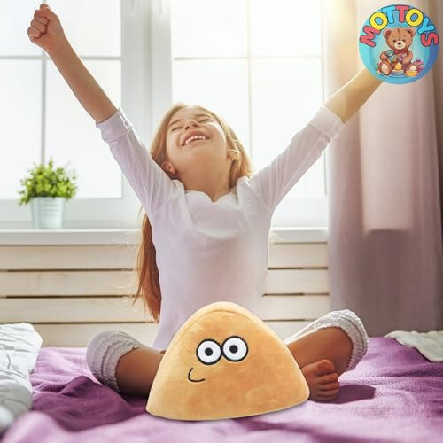 MOTTOYS Alieyn Мягкая плюшевая игрушка - 8,5 дюймов/22 см. Набивная игрушка - Эмоциональная кукла - Игрушки для фанатов - Игра и разные эмоциональные подушки - Веселые плюшевые игрушки для приложений - Подарок для детей и взрослых - 4