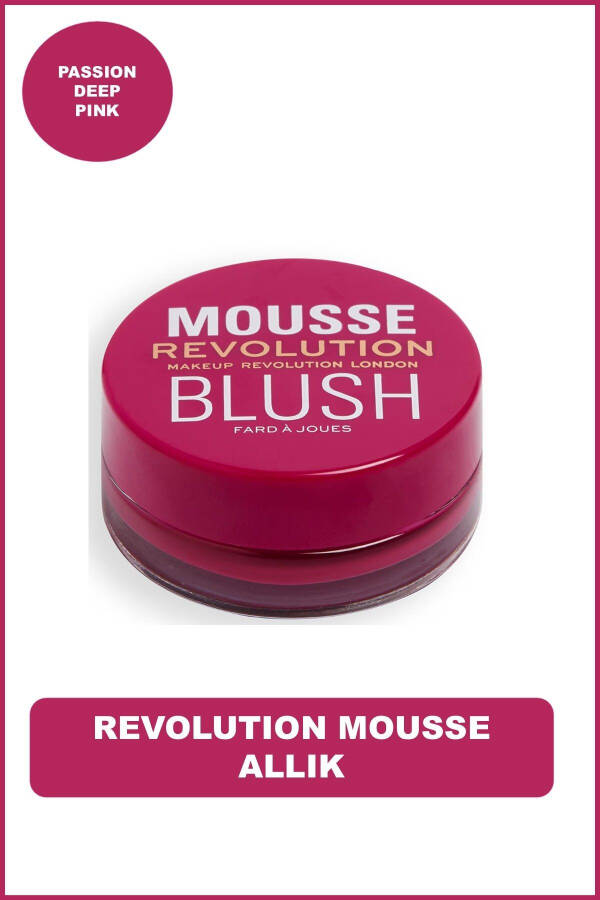 Mousse Ruj Passion Deep Pink - 1