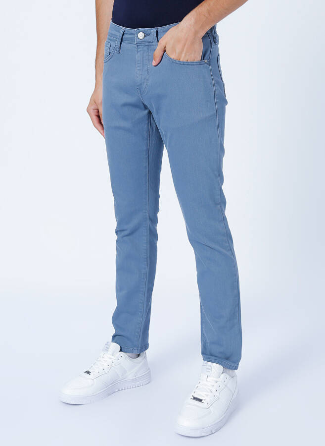 Movi Skinny Kulrang Erkaklar Denim Shimini M0042282443_JAKE-R China Blue Comfort - 3