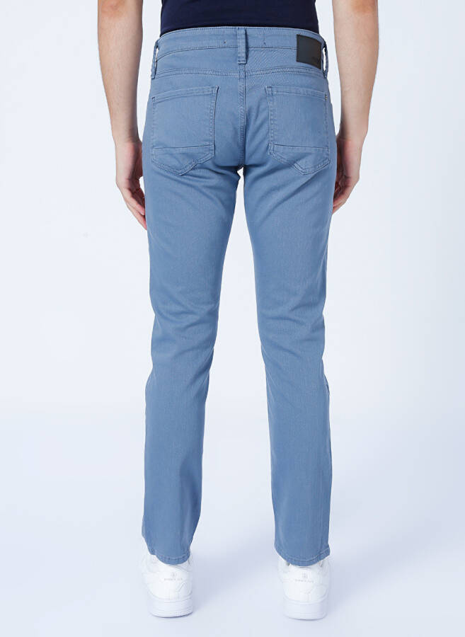 Movi Skinny Kulrang Erkaklar Denim Shimini M0042282443_JAKE-R China Blue Comfort - 4