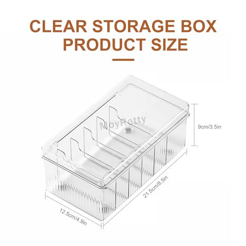 MoyRetty Akrilik Kirpik Uzatma Düzenleyici, Büyük Kapasiteli Kirpik Uzatma Malzemeleri Saklama Kutusu, Kirpik Malzemelerinizi Düzenli Bir Şekilde Saklayın ve Organize Edin (Şeffaf) - 13