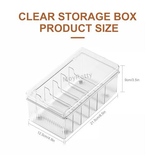 MoyRetty Akrilik Kirpik Uzatma Düzenleyici, Büyük Kapasiteli Kirpik Uzatma Malzemeleri Saklama Kutusu, Kirpik Malzemelerinizi Düzenli Bir Şekilde Saklayın ve Organize Edin (Şeffaf) - 13