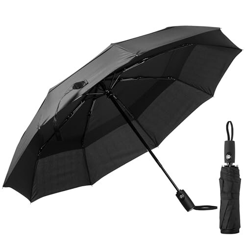 Mr. Pen - Windproof Travel Umbrella, Automatic Umbrellas for Rain, Compact Umbrella, Travel Umbrella Compact, Windproof Umbrella - 1