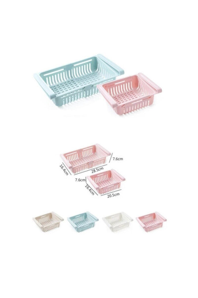 Multi-Purpose Expandable Refrigerator Organizer Basket Shelf - 3