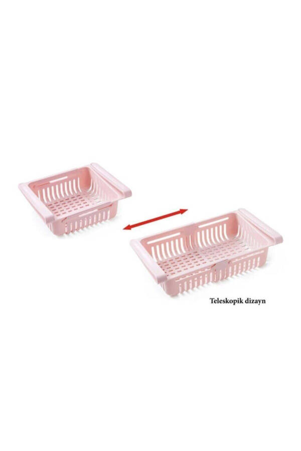 Multi-Purpose Expandable Refrigerator Organizer Basket Shelf - 4