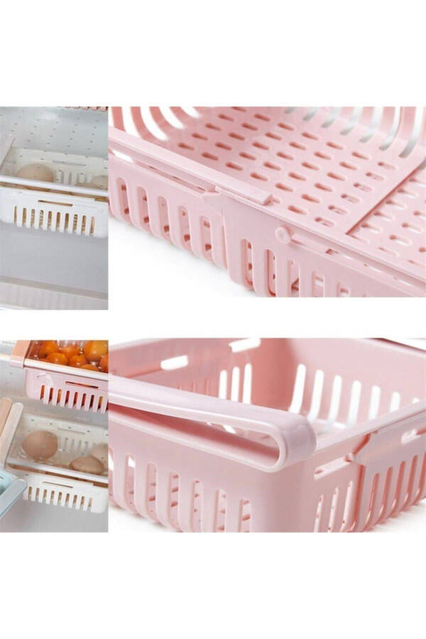 Multi-Purpose Expandable Refrigerator Organizer Basket Shelf - 5