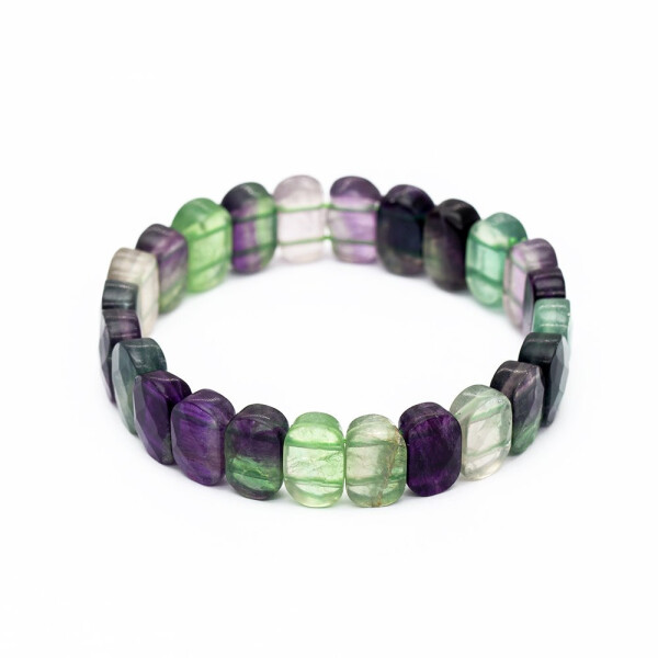 Multicolored Agate Natural Stone Rolex Women's Bracelet - 4