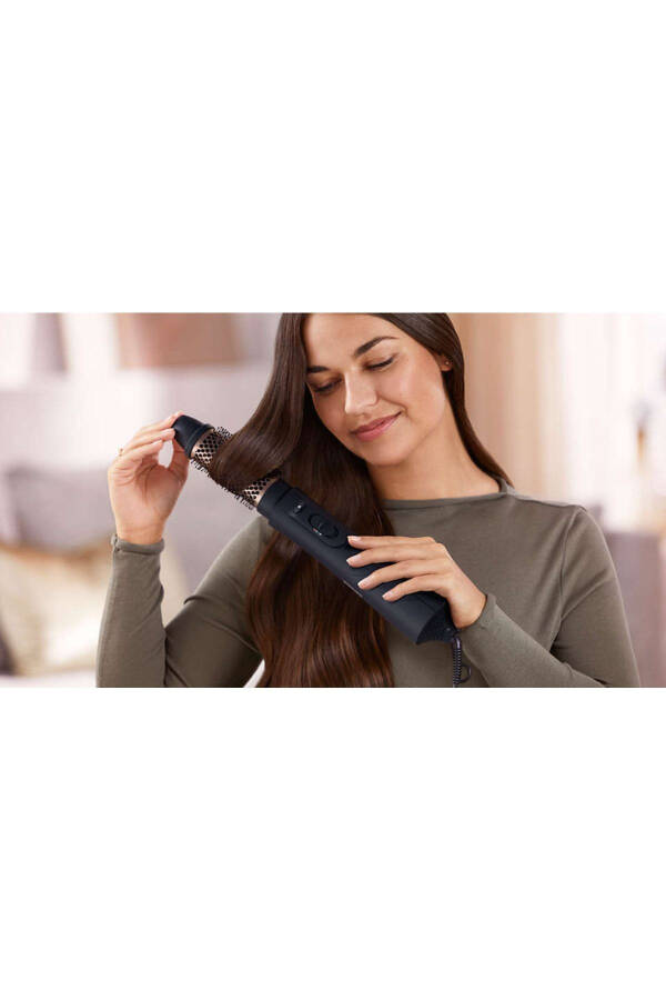 Multifunctional Argan Oil Hair Styler Navy Blue - 7