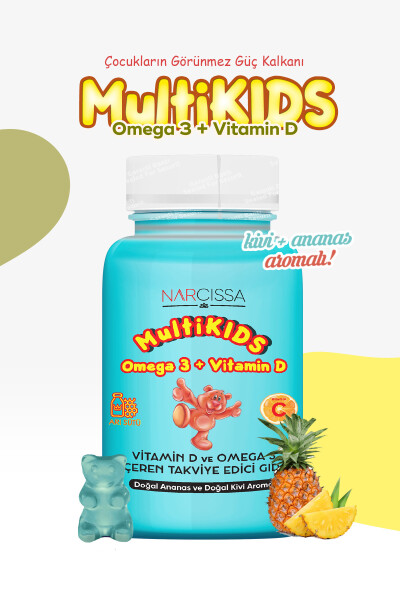 Multikids Omega 3 & D Vitamini - 6