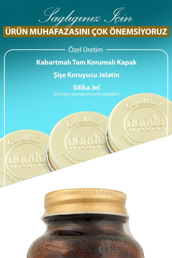 Multivitamin Erkaklar uchun 30 ta Tabletka (A,B1,B2,B3,B6,B7,B12,C,D,E,H VITAMINLARI, PANAX GINSENG, SAW PALMETTO) - 9