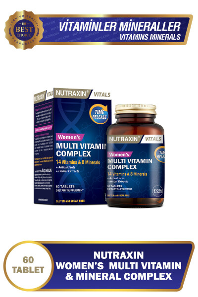 Multivitamin for Women - Multivitamin & Mineral Complex 60 Tablets - 12