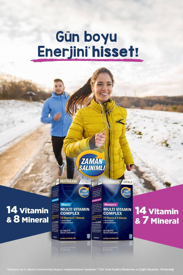 Multivitamin Kadın - Multivitamin & Mineral Kompleksi 60 Tablet - 2