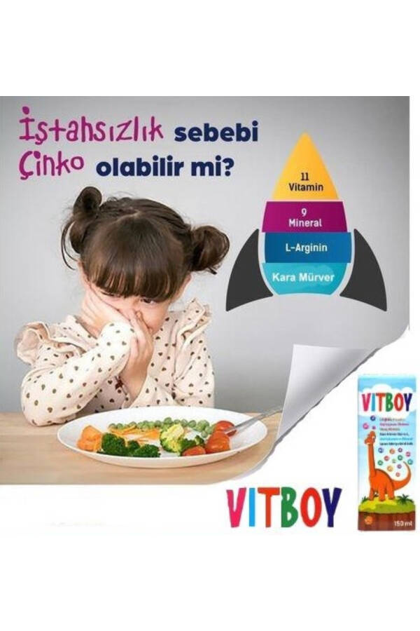 Multivitamin-Mineral tarkibiga ega oziq-ovqat qo'shimchasi 150ML - Zincomega Omega3 baliq yog'i siropi 100ML - 10