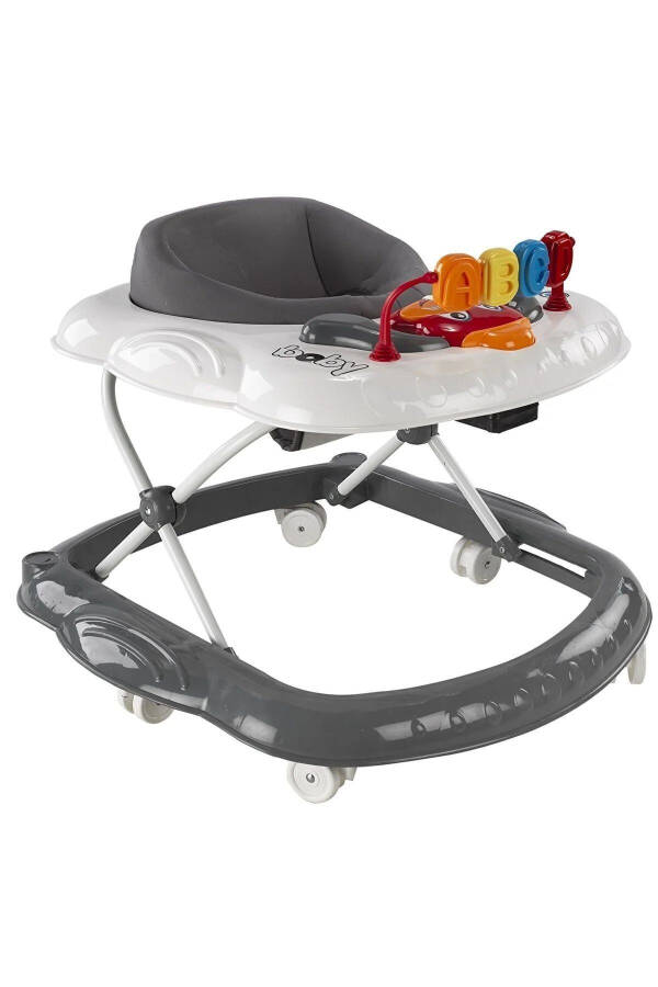 Musical Walker Baby Walker Grey White - 3