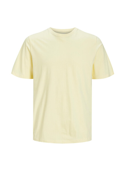 Мужская футболка Jack & Jones с круглым вырезом кремового цвета JJEORGANIC BASIC TEE SS O-NECK NOOS - 7