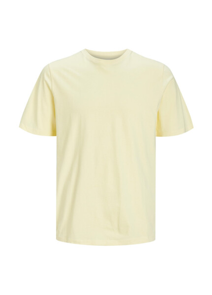 Мужская футболка Jack & Jones с круглым вырезом кремового цвета JJEORGANIC BASIC TEE SS O-NECK NOOS - 14