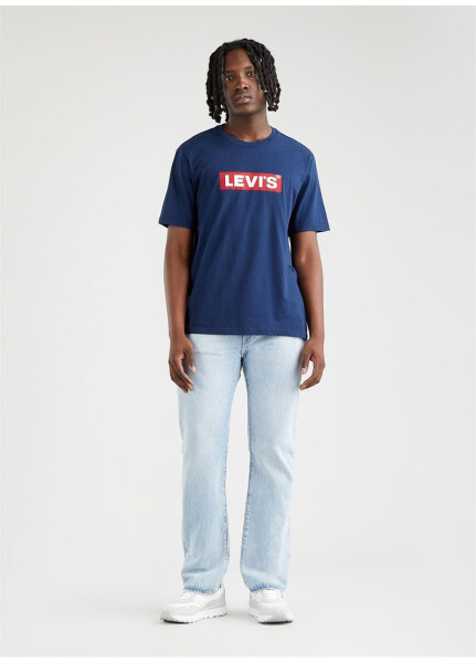 Мужская футболка Levi's с круглым вырезом синяя LSE SS RELAXED FIT TEE SSNL BOXTAB2 - 5