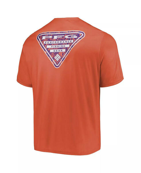 Мужская оранжевая футболка Clemson Tigers Terminal Tackle Omni-Shade Orange - 4