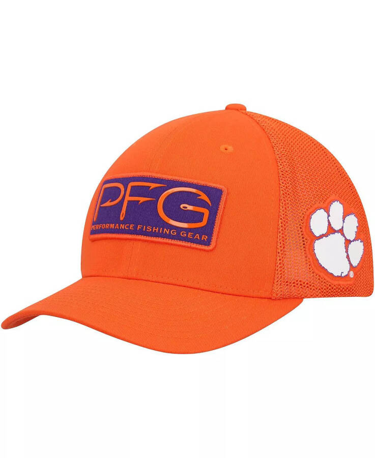 Мужская оранжевая кепка Clemson Tigers PFG Hooks Flex Hat Orange - 2