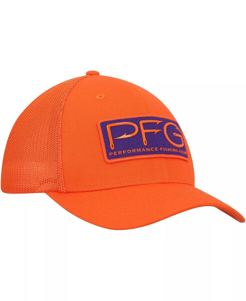 Мужская оранжевая кепка Clemson Tigers PFG Hooks Flex Hat Orange - 4