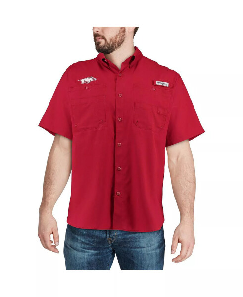 Мужская рубашка Cardinal Arkansas Razorbacks PFG Tamiami Cardinal - 6