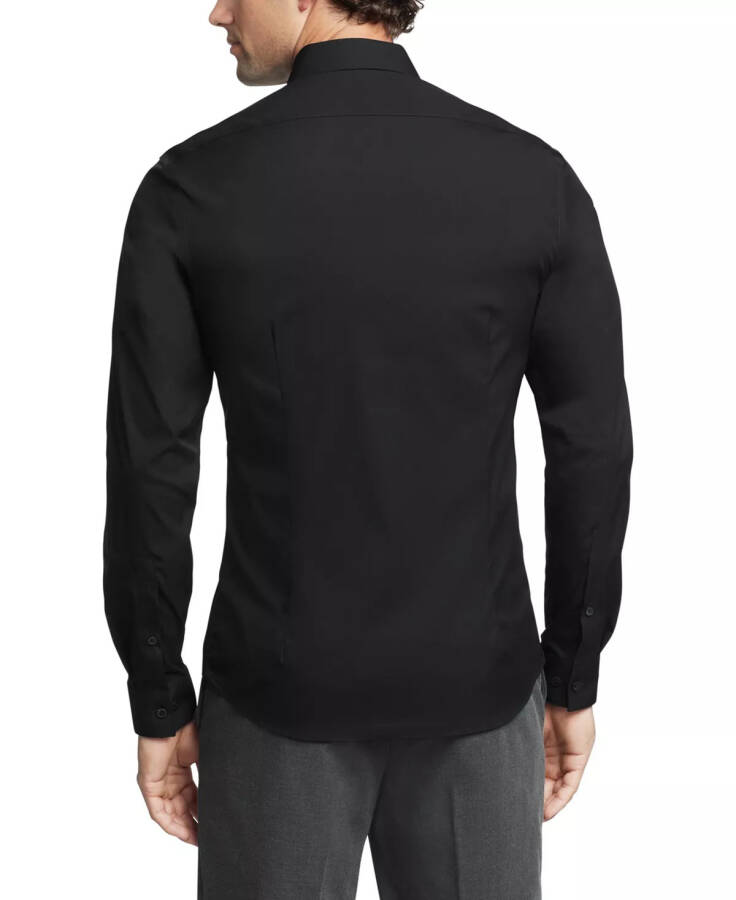 Мужская рубашка CK X Extra-Slim Stretch Dress Shirt Black - 2