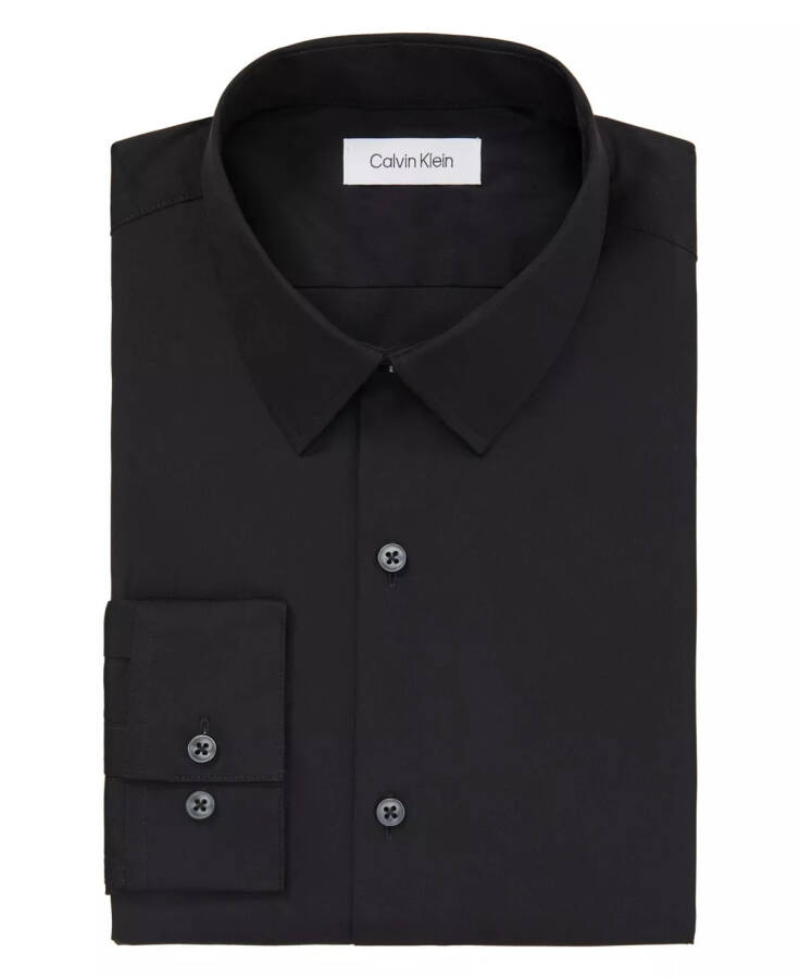 Мужская рубашка CK X Extra-Slim Stretch Dress Shirt Black - 3