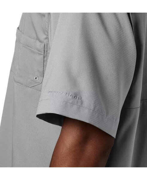 Мужская рубашка с коротким рукавом PFG Tamiami II Cool Grey - 4