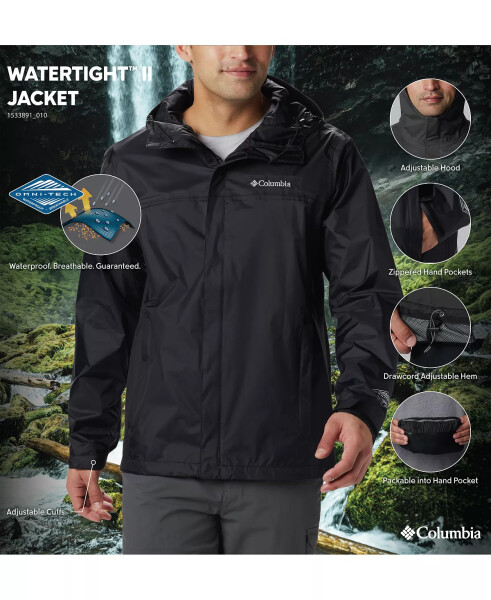 Мужская водонепроницаемая куртка Columbia Gray Watertight II - 11