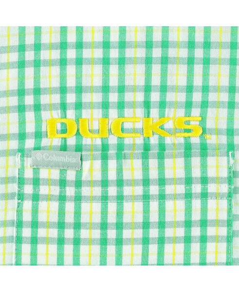 Мужская зеленая рубашка с пуговицами Oregon Ducks Rapid Rivers Logo Green - 5