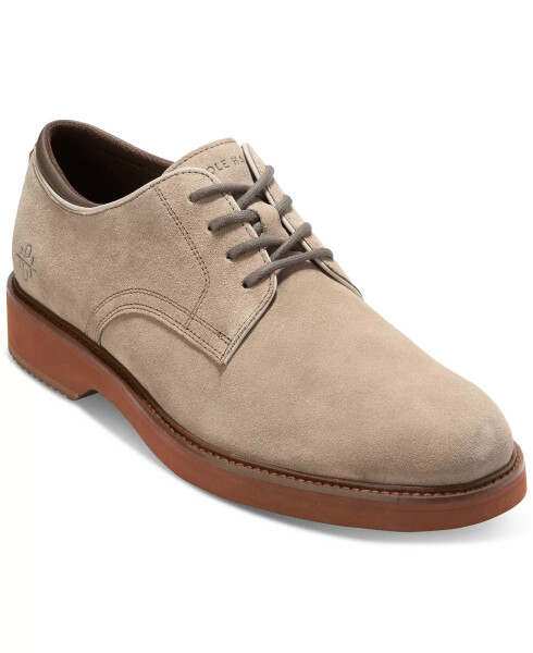 Мужские американские классические туфли Montrose Plain Toe Oxford Ch Dark Latte Suede / Ch Dark Sequoia - 1