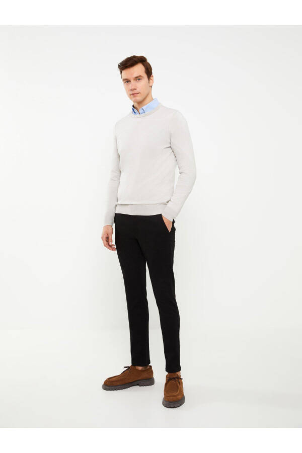 Мужские брюки чино LCWAIKIKI Classic Skinny Fit из габардина - 1