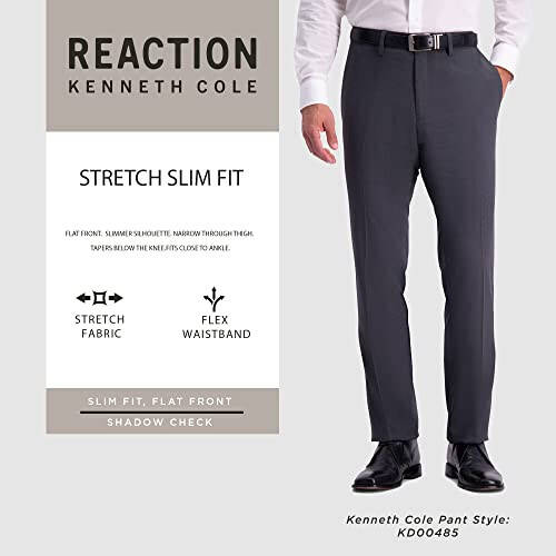 Мужские брюки Kenneth Cole REACTION Slim Fit с модным рисунком - 5