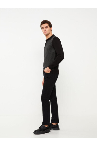 Мужские брюки LCWAIKIKI Классические Slim Fit с броней - 1