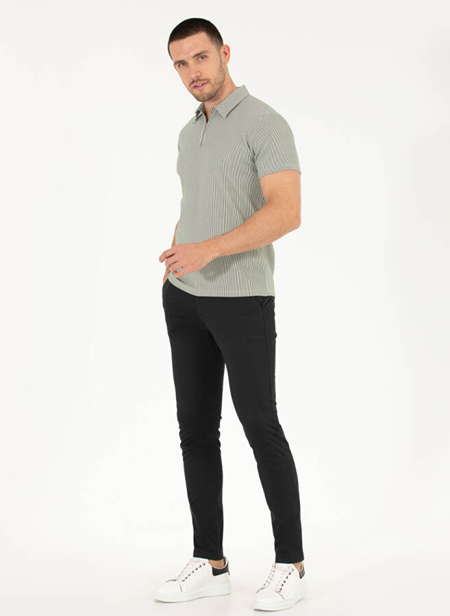 Мужские брюки Pierre Cardin Slim Fit черного цвета - 3