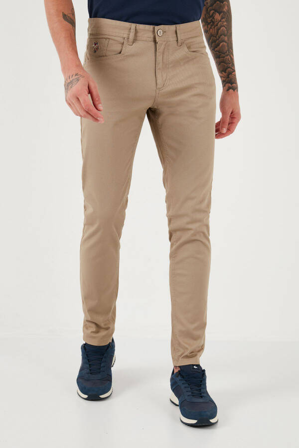 Мужские брюки U.S. Polo из хлопка Slim Fit Chino PANTS G081SZ0781873679 - 21