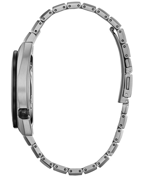 Мужские часы Eco-Drive Marvel Black Panther Super Titanium Bracelet 41 мм серебристого цвета - 2